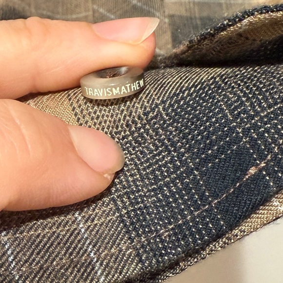 New Travis Mathew Give It a Try Plaid Button-Up Shirt 3XL XXXL Brown Fall Staple - Picture 9 of 13